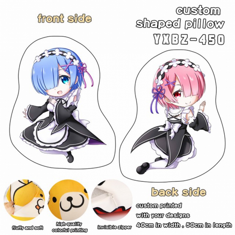 Re:Zero kara Hajimeru Isekai Seikatsu Custom Shaped Pillow 40X50CM YXBZ450