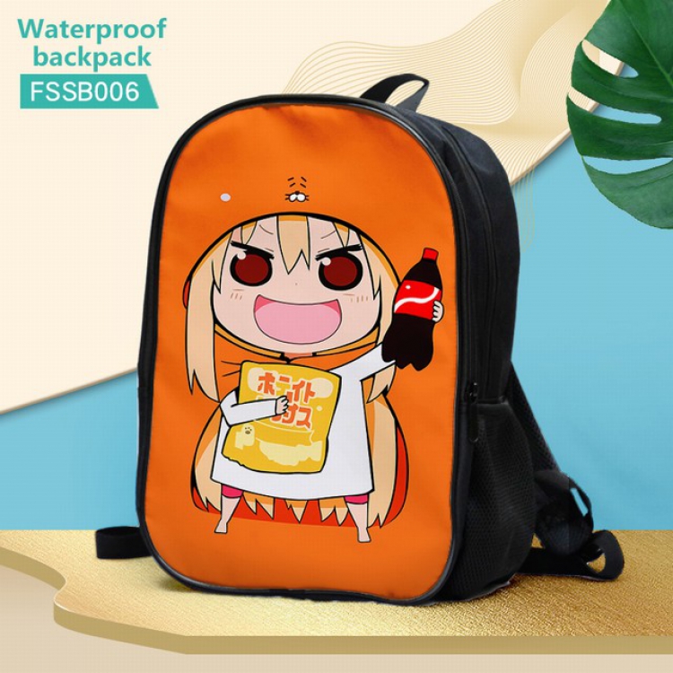 FSSB006-Himono!Umarucha Waterproof Backpack 30X17X40CM 0.5KG
