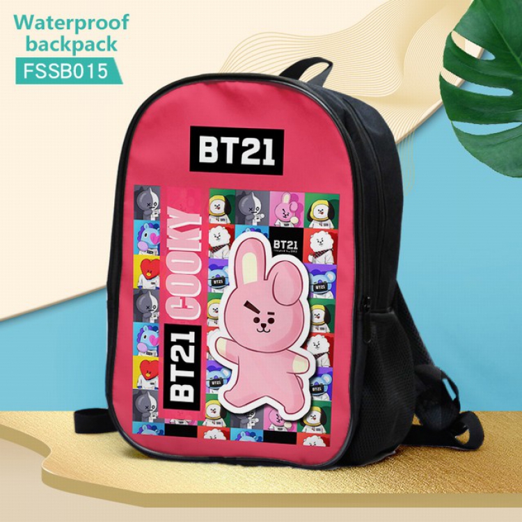 FSSB015-BTS Waterproof Backpack 30X17X40CM 0.5KG