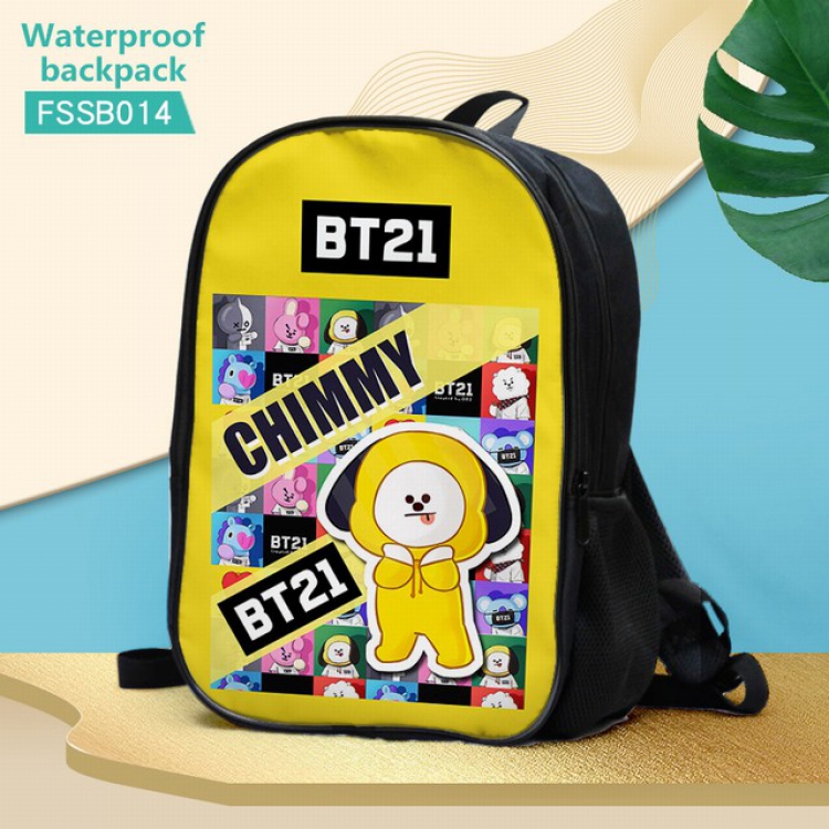 FSSB014-BTS Waterproof Backpack 30X17X40CM 0.5KG