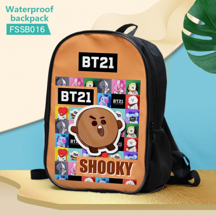 FSSB016-BTS Waterproof Backpack 30X17X40CM 0.5KG