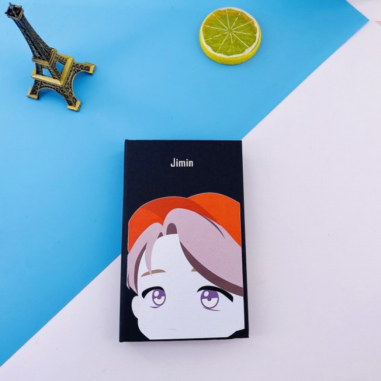 BTS JIMIN Cartoon Sticky Note 9X14.5X2CM 135G a set price for 3 pcs