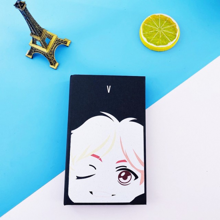 BTS V Cartoon Sticky Note 9X14.5X2CM 135G a set price for 3 pcs 