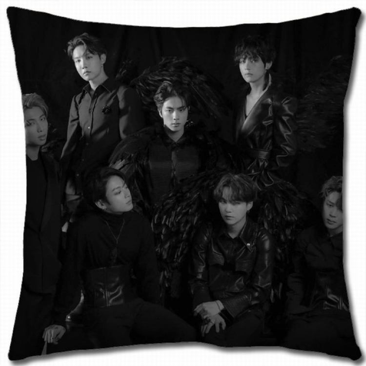 BTS Double-sided full color pillow cushion 45X45CM BS-808 NO FILLING