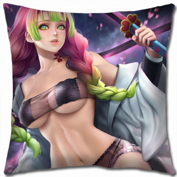 Demon Slayer Kimets Double-sided full color pillow cushion 45X45CM G4-76 NO FILLING