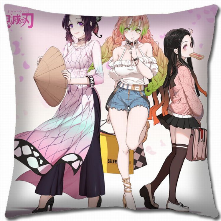 Demon Slayer Kimets Double-sided full color pillow cushion 45X45CM G4-147 NO FILLING