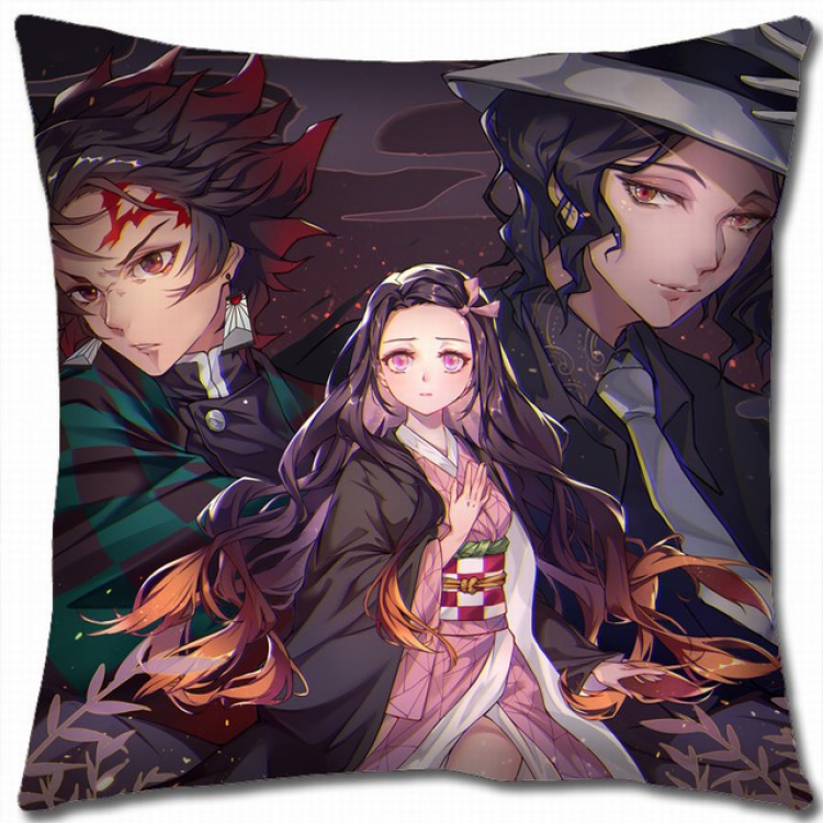 Demon Slayer Kimets Double-sided full color pillow cushion 45X45CM G4-158 NO FILLING
