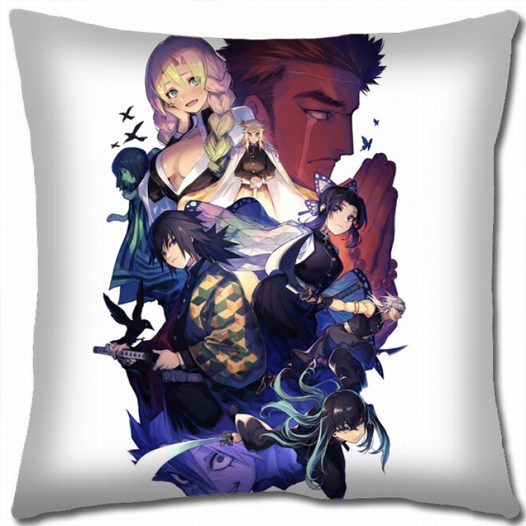 Demon Slayer Kimets Double-sided full color pillow cushion 45X45CM G4-175 NO FILLING
