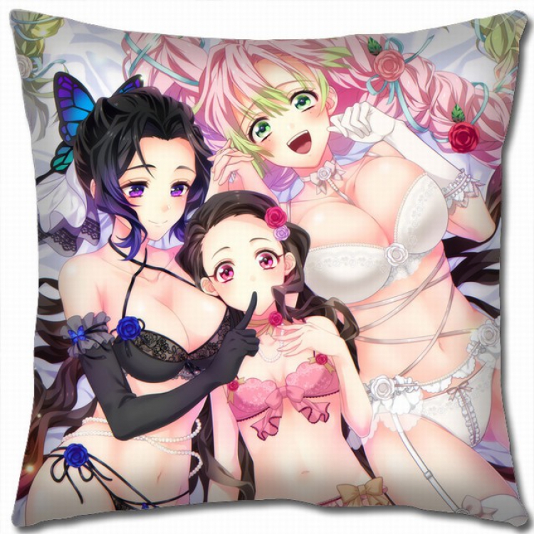 Demon Slayer Kimets Double-sided full color pillow cushion 45X45CM G4-192 NO FILLING
