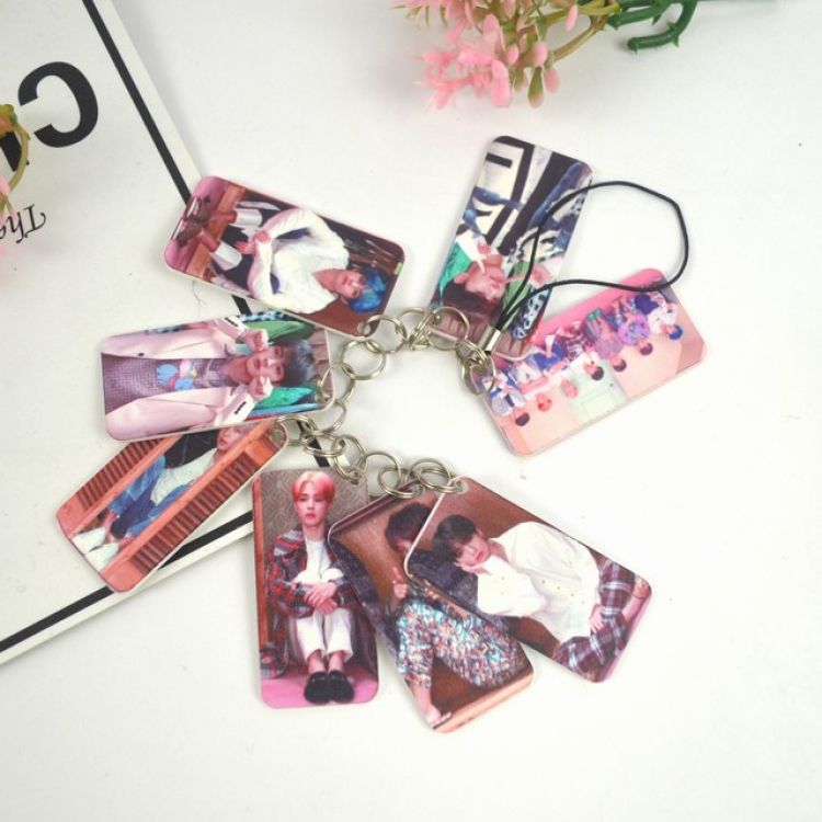BTS Keychain pendant Hanging chain a set price for 5 pcs