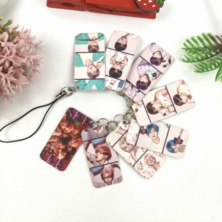 BTS Keychain pendant Hanging chain a set price for 5 pcs