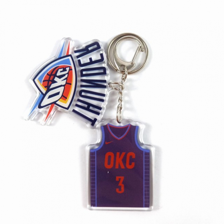 NBA Chris Paul Popular jerseys Keychain Pendant a set price for 5 pcs