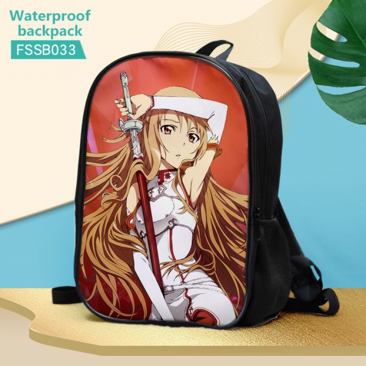 Sword Art Online Waterproof Backpack 30X17X40CM 0.5KG-FSSB033