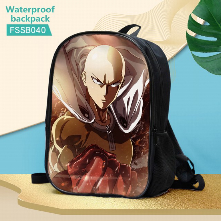 One Punch Man Waterproof Backpack 30X17X40CM 0.5KG-FSSB040