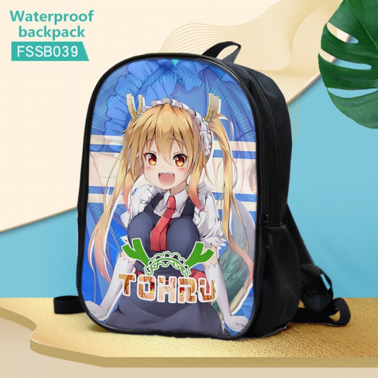 Miss Kobayashis Dragon Maid Waterproof Backpack 30X17X40CM 0.5KG-FSSB039