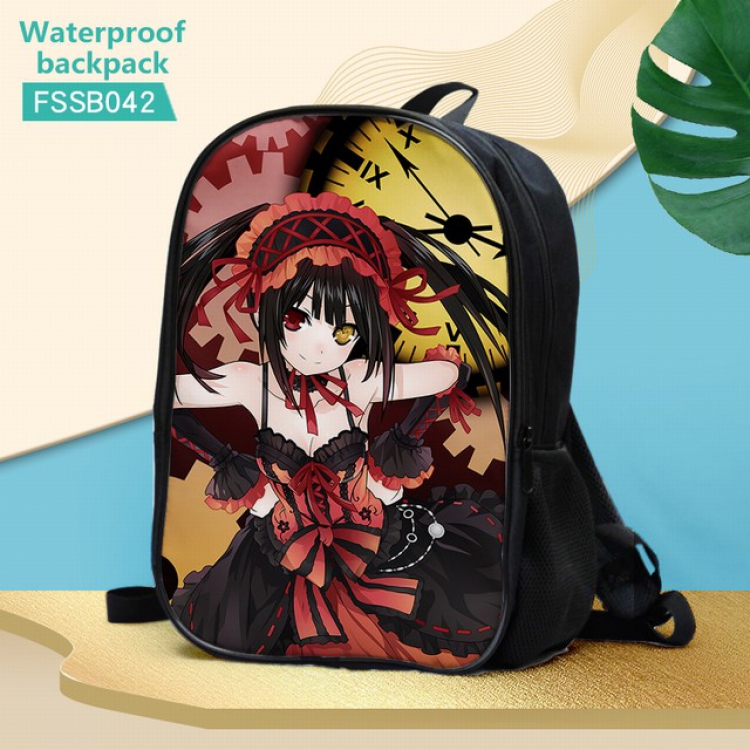 Date-A-Live Waterproof Backpack 30X17X40CM 0.5KG-FSSB042