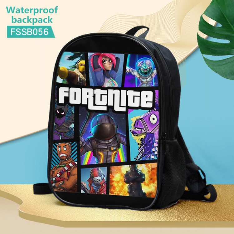 Fortnite Waterproof Backpack 30X17X40CM 0.5KG-FSSB056