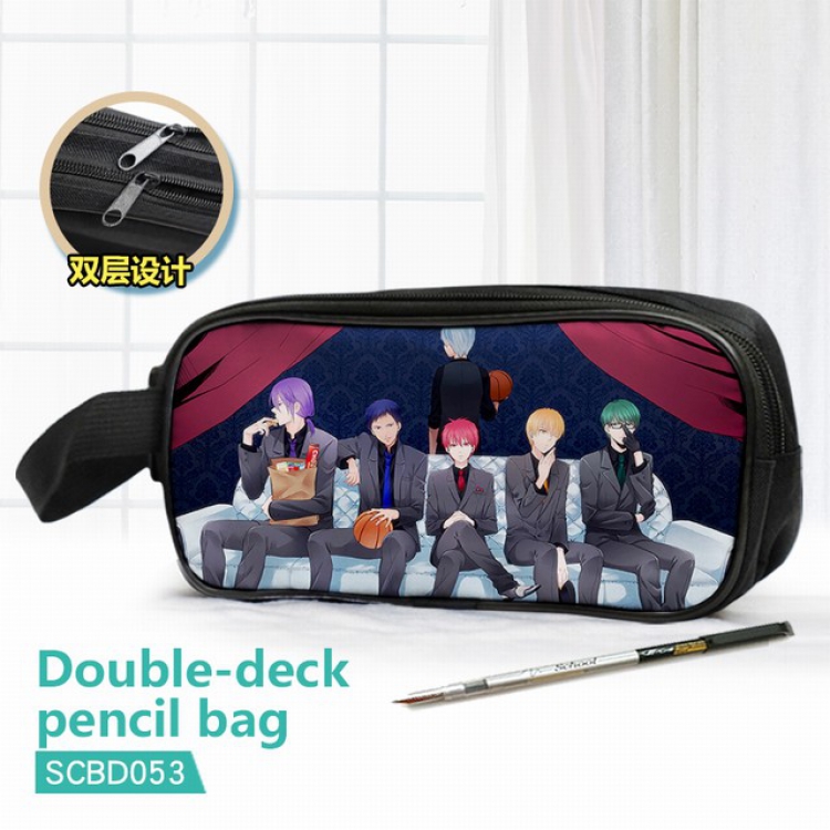 Kuroko no Basuke Double waterproof pencil case 25X7X12CM-SCBD053