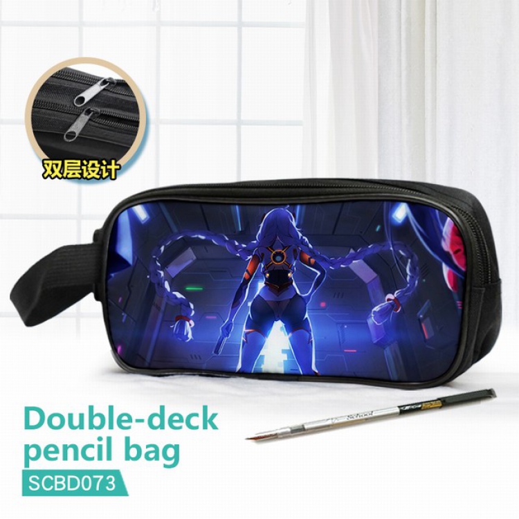 The End of School Double waterproof pencil case 25X7X12CM-SCBD073