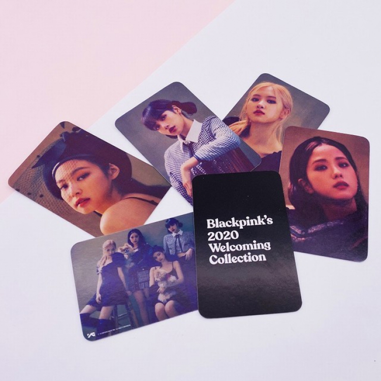 Blackpink Photo card small card random card 5.5X8.5CM 12G a set price for 5 pcs