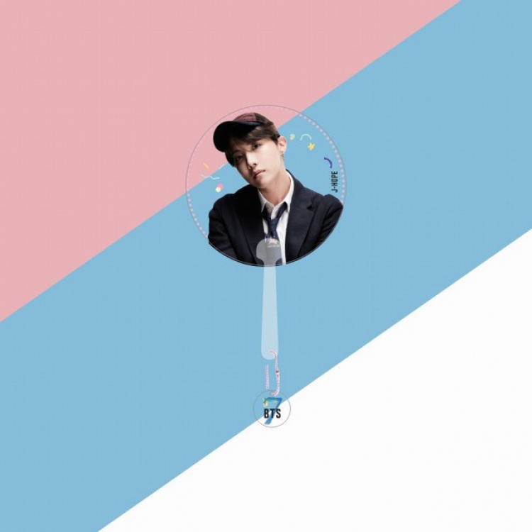 BTS J-HOPE Round fan 28CM 25G a set price for 5 pcs