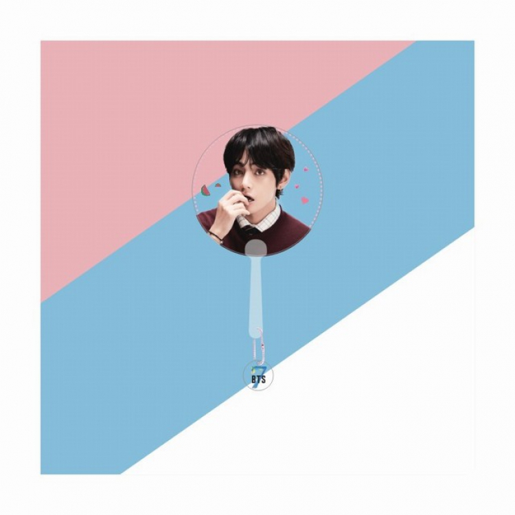 BTS V Round fan 28CM 25G a set price for 5 pcs