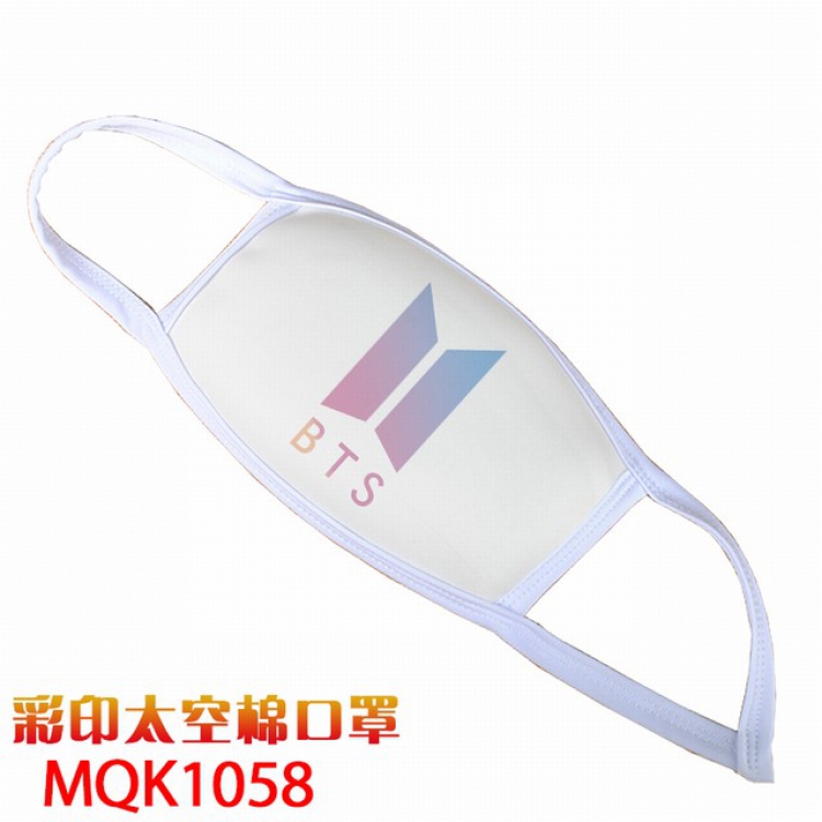 BTS Color printing Space cotton Masks price for 5 pcs MQK1058