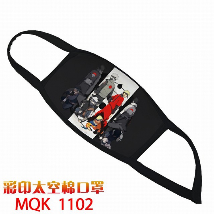 Naruto Color printing Space cotton Masks price for 5 pcs MQK1102