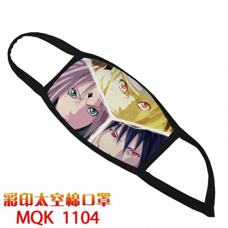 Naruto Color printing Space cotton Masks price for 5 pcs MQK1104