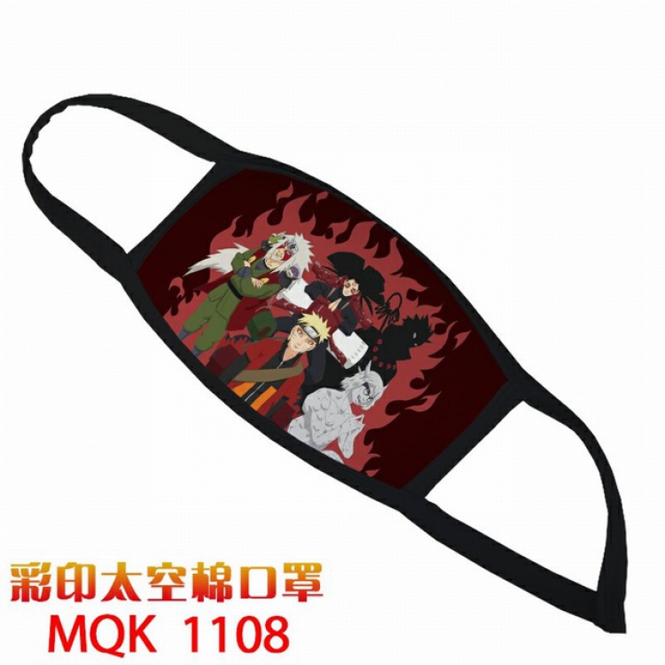 Naruto Color printing Space cotton Masks price for 5 pcs MQK1108