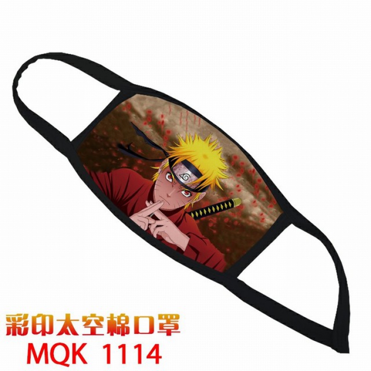 Naruto Color printing Space cotton Masks price for 5 pcs MQK1114