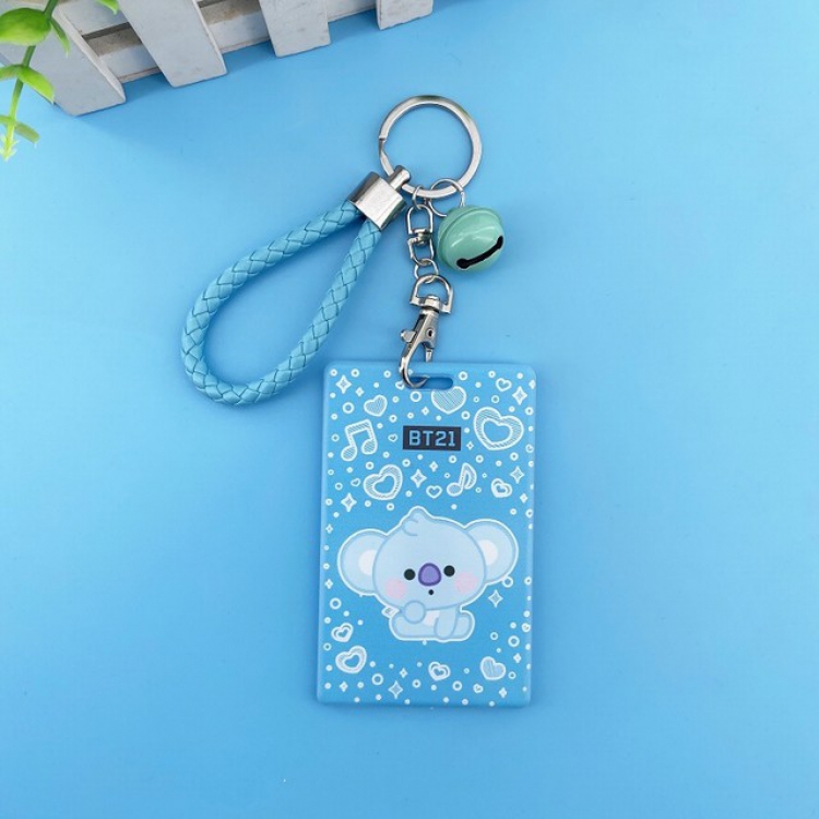 BTS Cartoon ID Card Holder Bus Card Holder 6.5X10.5CM 43G 6.5X10.5CM 43G a set price for 5 pcs 