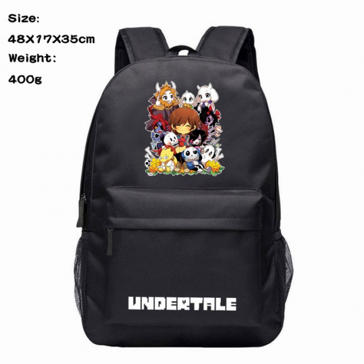 Undertale Anime 600D Canvas Backpack 48X17X35CM 400G