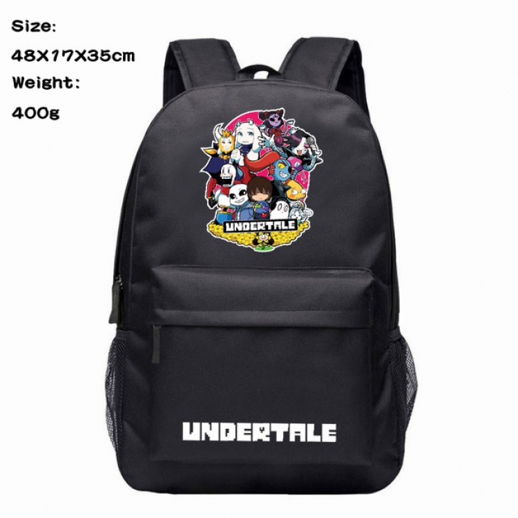 Undertale Anime 600D Canvas Backpack 48X17X35CM 400G