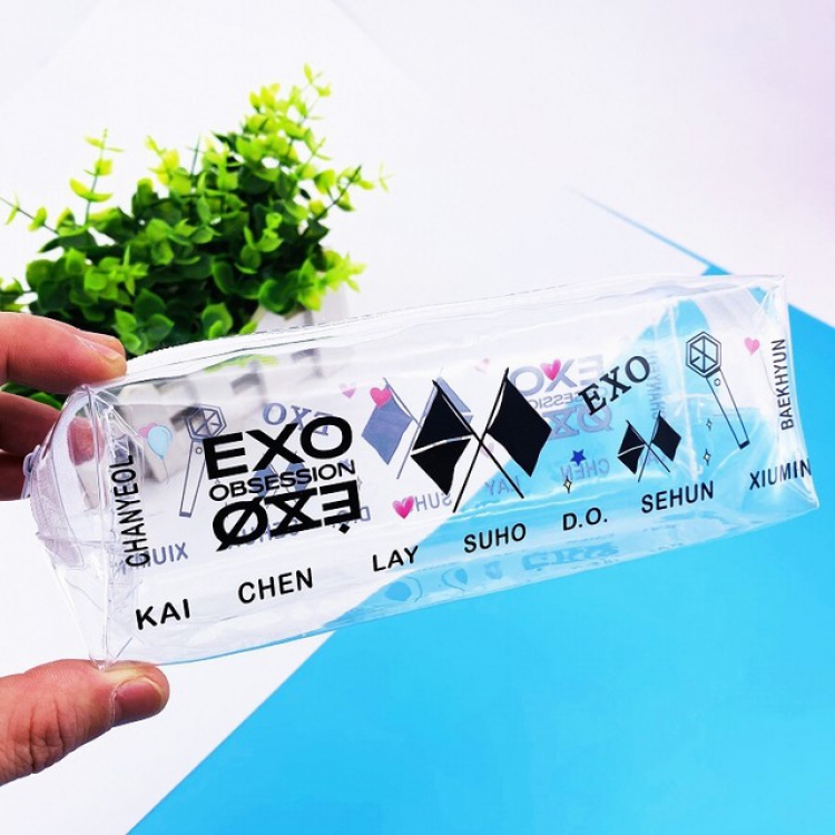 EXO Pencil case file bag storage bag 18X6.5X5.5CM 32G a set price for 5 pcs