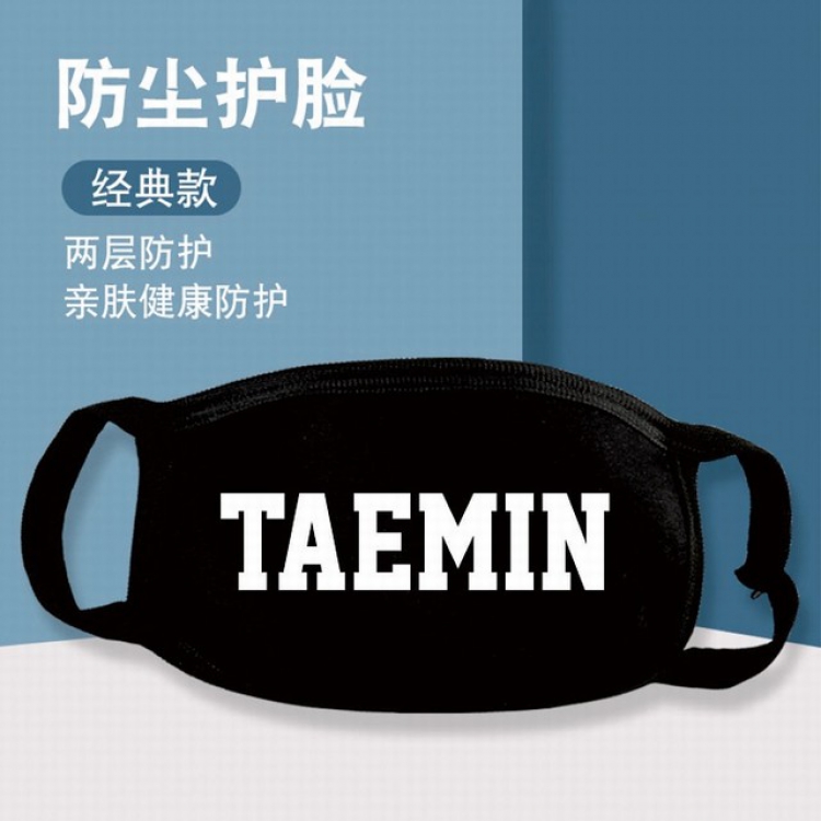 XKZ353-Super M TAEMIN Two-layer protective dust masks a set price for 10 pcs