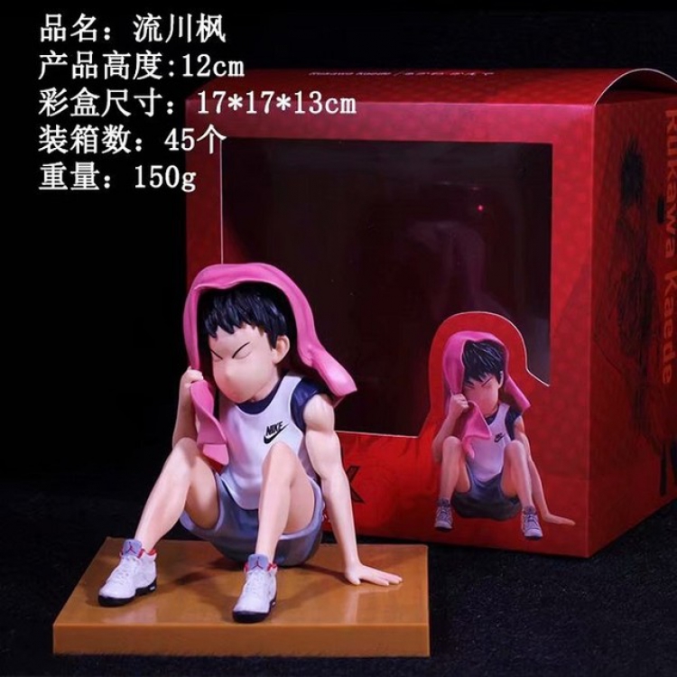 Slam Dunk Rukawa Kaede Boxed Figure Decoration Model 12CM 150G Color box size:17X17X13CM
