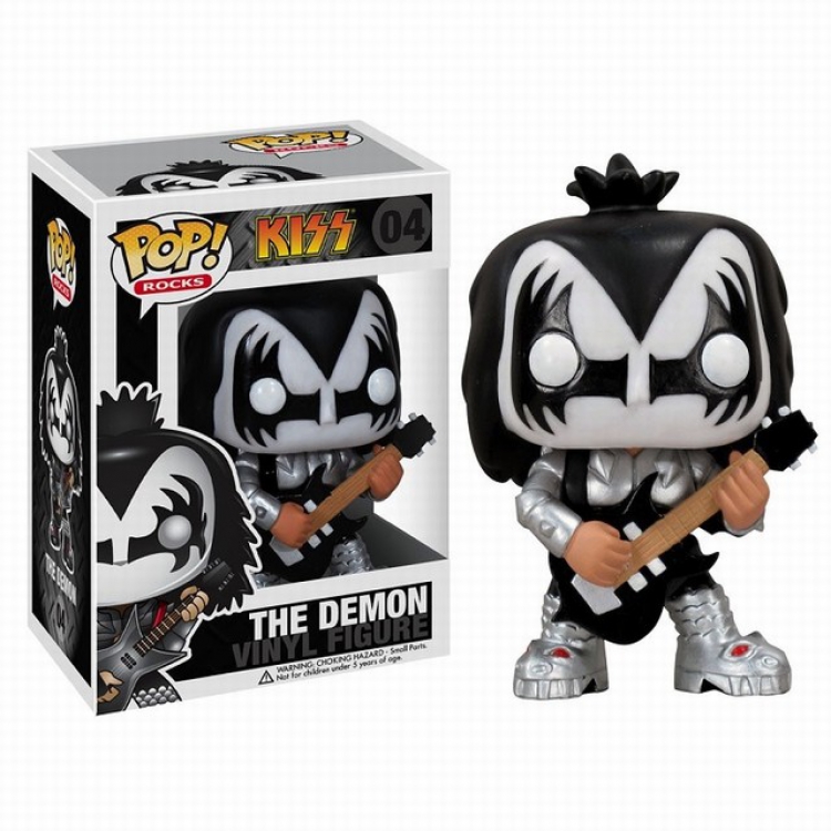 POP04 KISS band Boxed Figure Decoration Model About 10CM