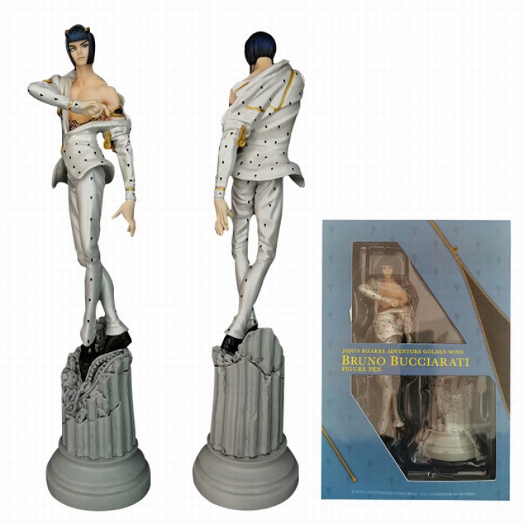 JoJos Bizarre Adventure Ballpoint pen Boxed Figure Decoration Model 14CM 124G Color box size:12X6.5X18CM