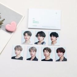 BTS ID photo a Set of 7 3X4CM ...