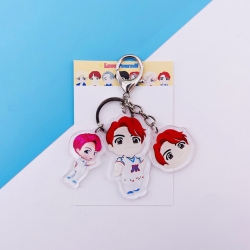 BTS JK  Cartoon keychain penda...