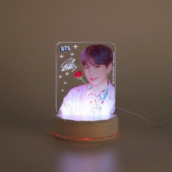 BTS SUGA Acrylic table lamp ni...