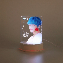 BTS V Acrylic table lamp night...