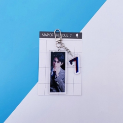 BTS JIN Acrylic Keychain Penda...