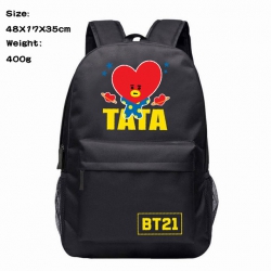 BTS Anime 600D Canvas Backpack...