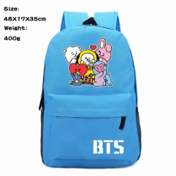 BTS Anime 600D Canvas Backpack...