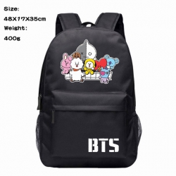 BTS Anime 600D Canvas Backpack...