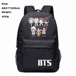 BTS  Anime 600D Canvas Backpac...