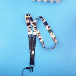 BTS Cartoon lanyard mobile pho...