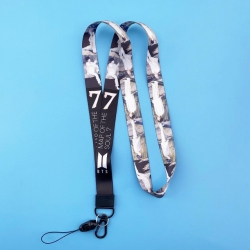 BTS Cartoon lanyard mobile pho...